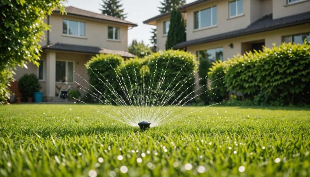 Irrigation Installation Celina, TX 13 Efficient lawn irrigation system in suburban home yard celina tx b08e